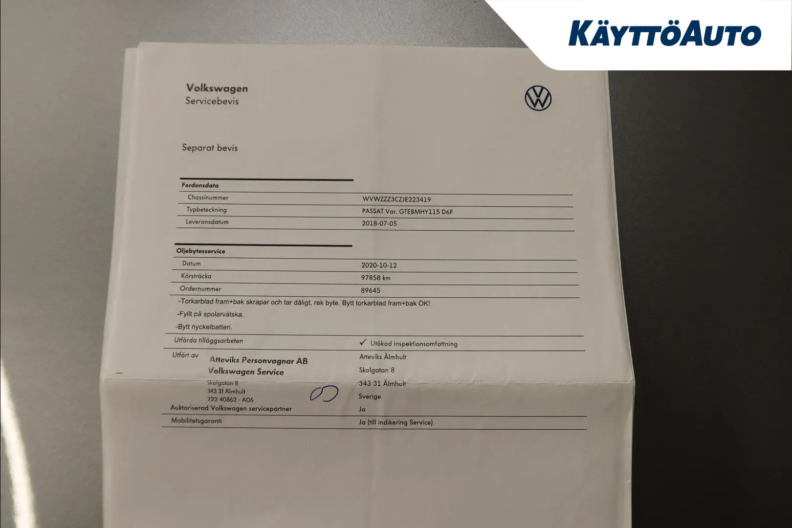 Volkswagen Passat NMO-732 carousel image