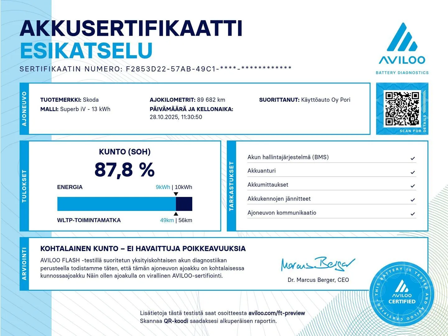Skoda Superb JTS-500 carousel image
