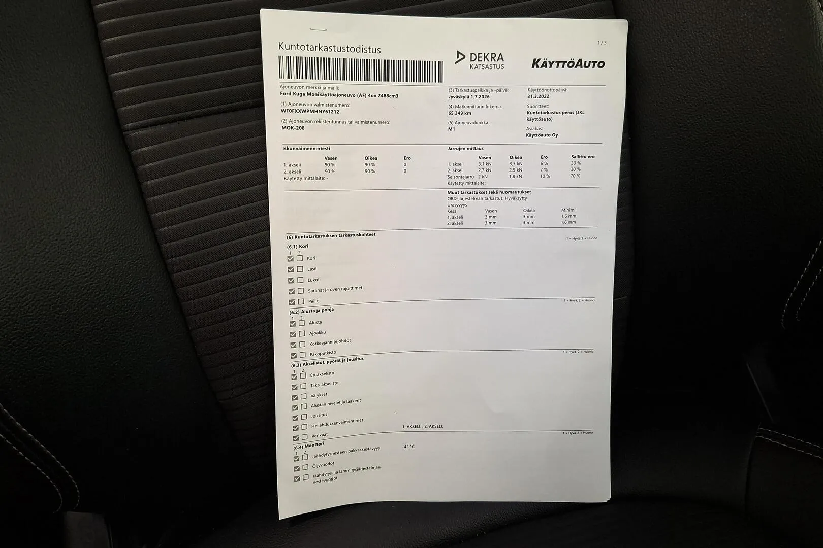 Ford Kuga MOK-208 carousel image
