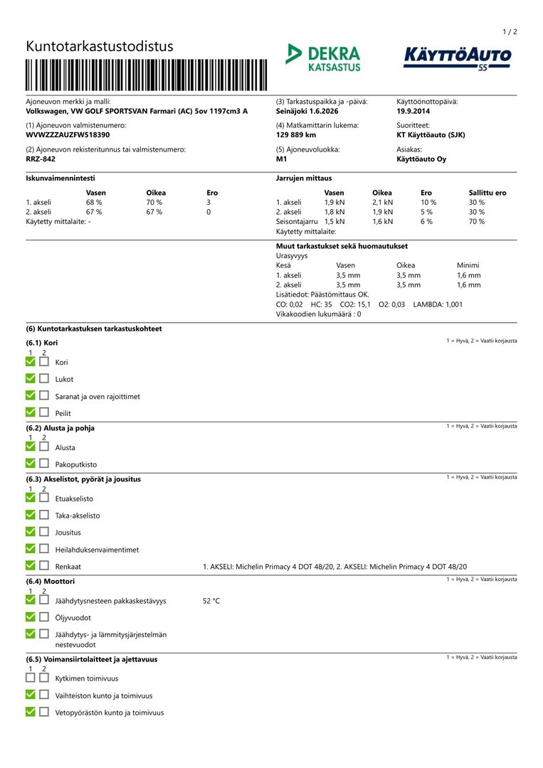 Volkswagen Golf Sportsvan 2014, kuva 6/31