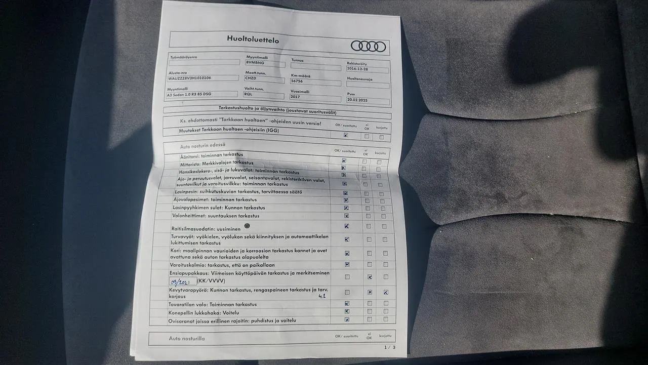 AUDI A3 YJH-893 carousel image