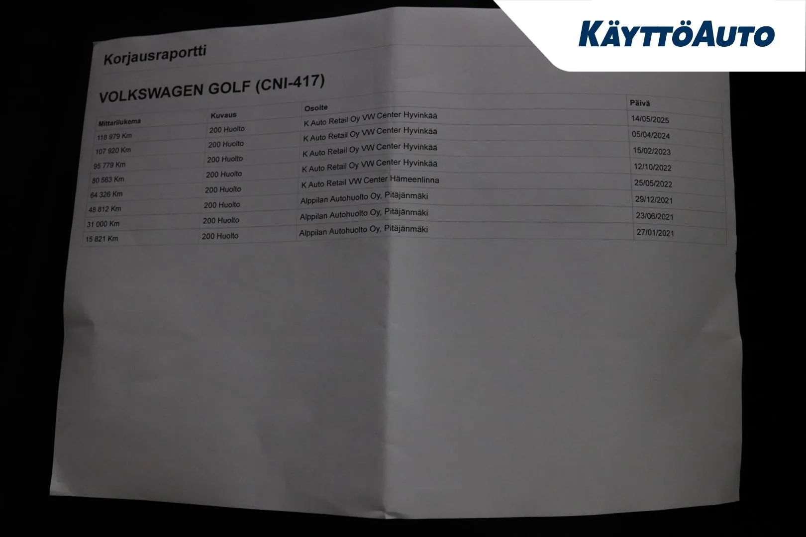 VOLKSWAGEN Golf CNI-417 carousel image