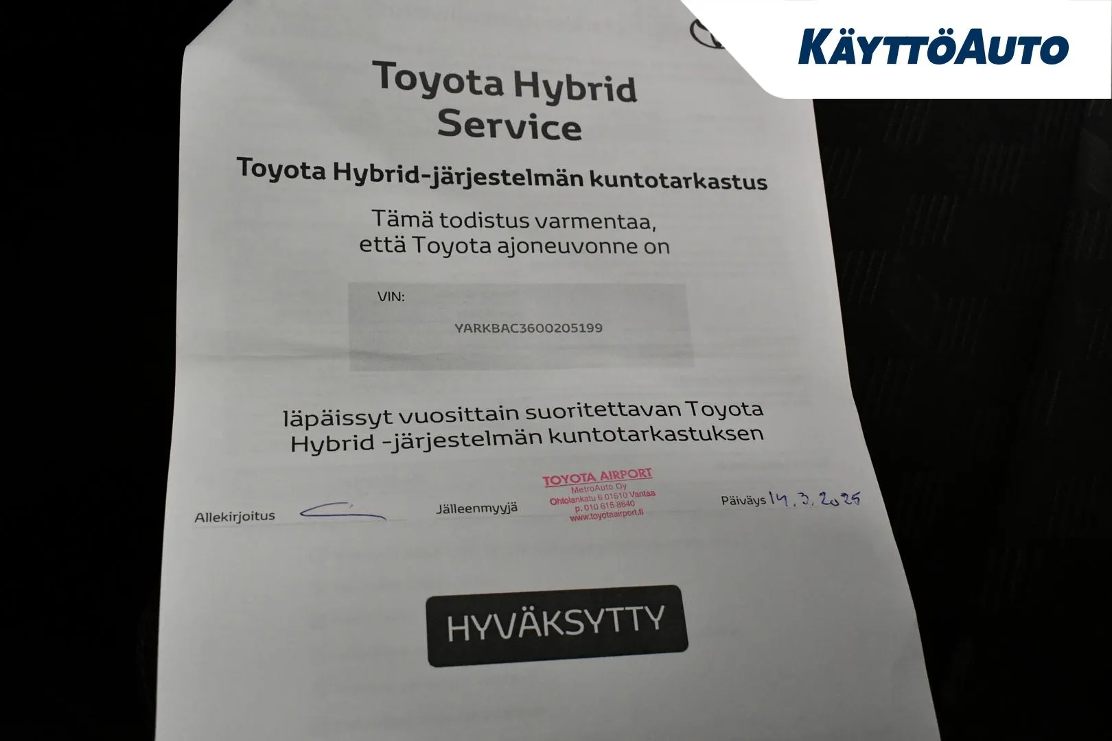 TOYOTA Yaris SRC-717 carousel image