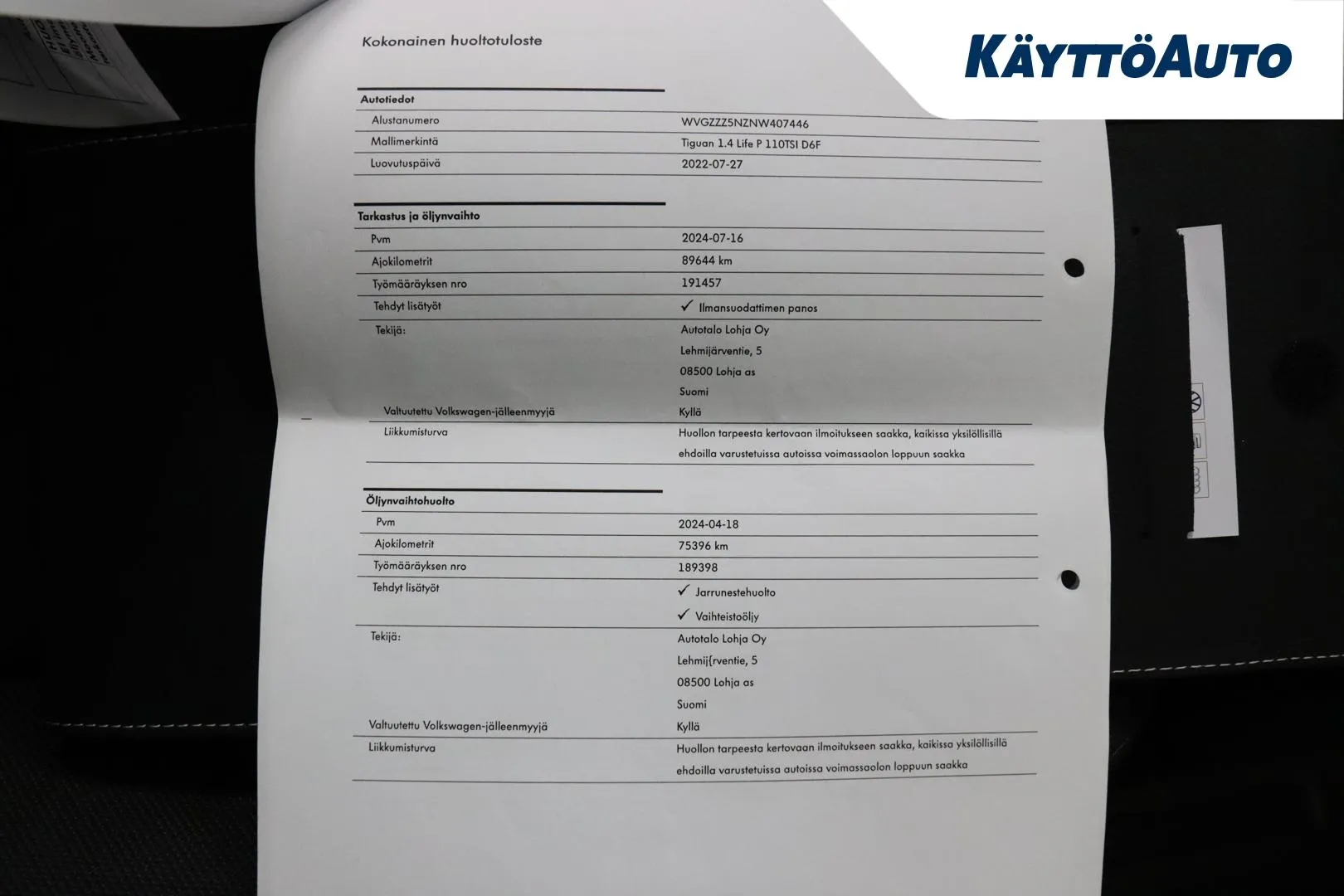 Volkswagen Tiguan FPC-888 carousel image