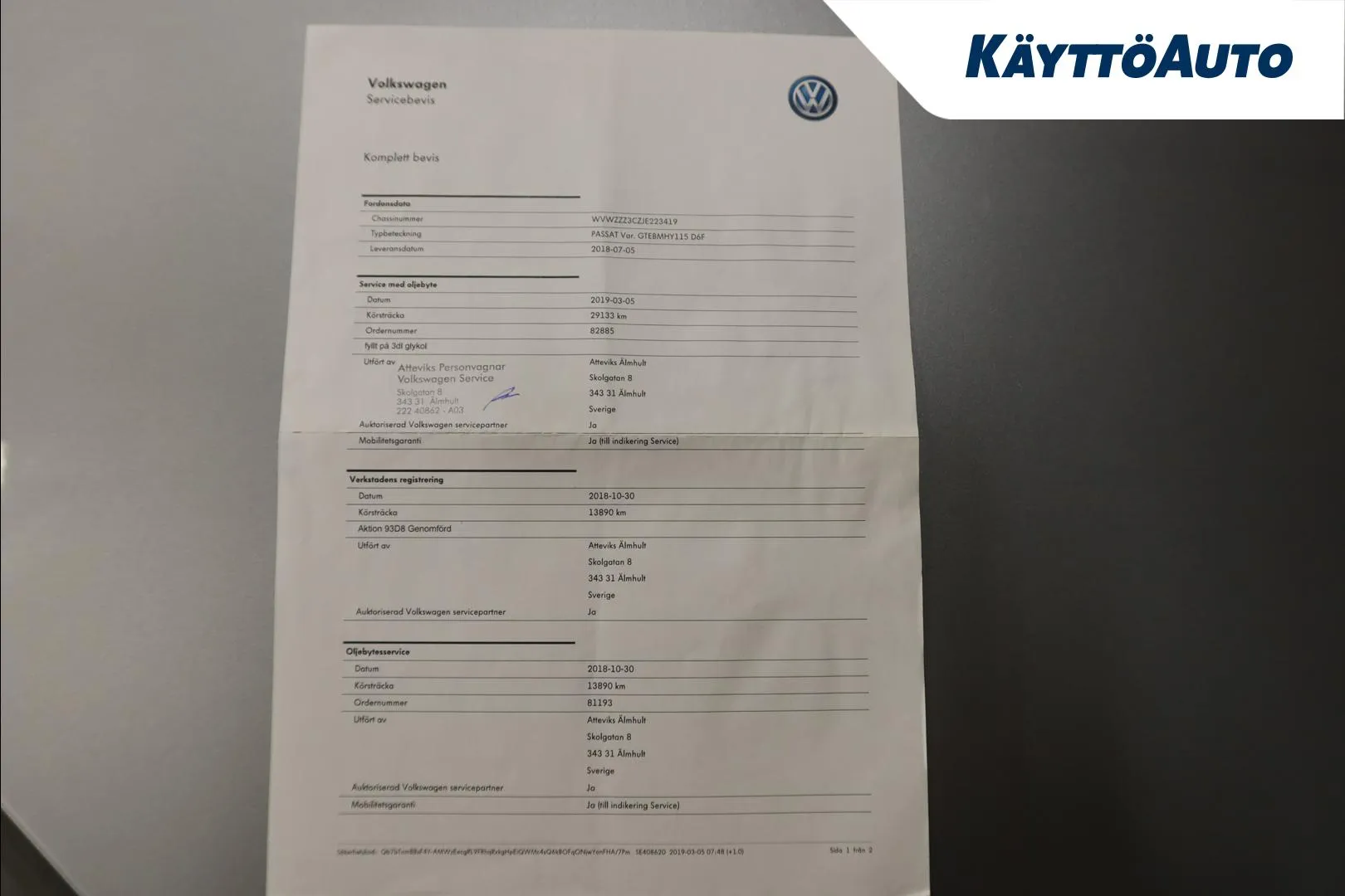 Volkswagen Passat NMO-732 carousel image