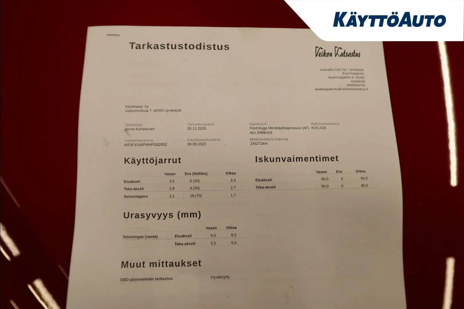 FORD Kuga KVC-416 carousel image