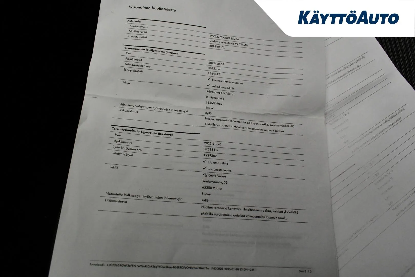 VOLKSWAGEN CADDY RTS-915 carousel image