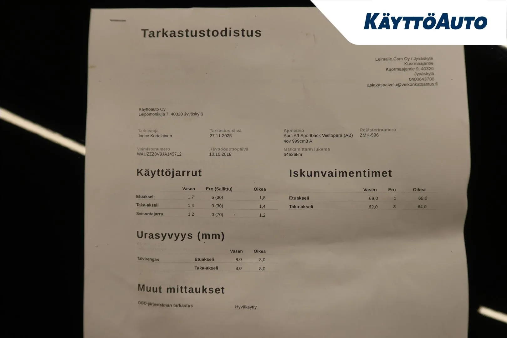 Audi A3 ZMK-596 carousel image