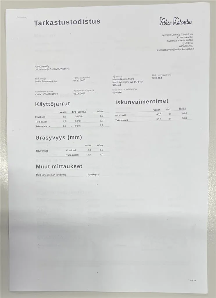 Nissan Micra SOT-453 carousel image