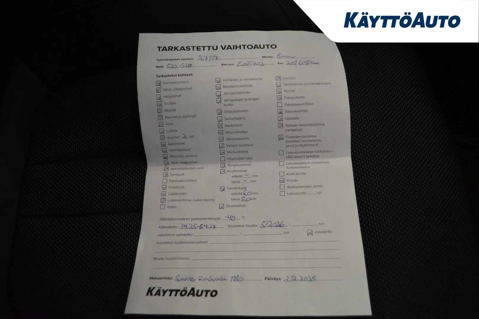 BMW 520 EOT-702 carousel image