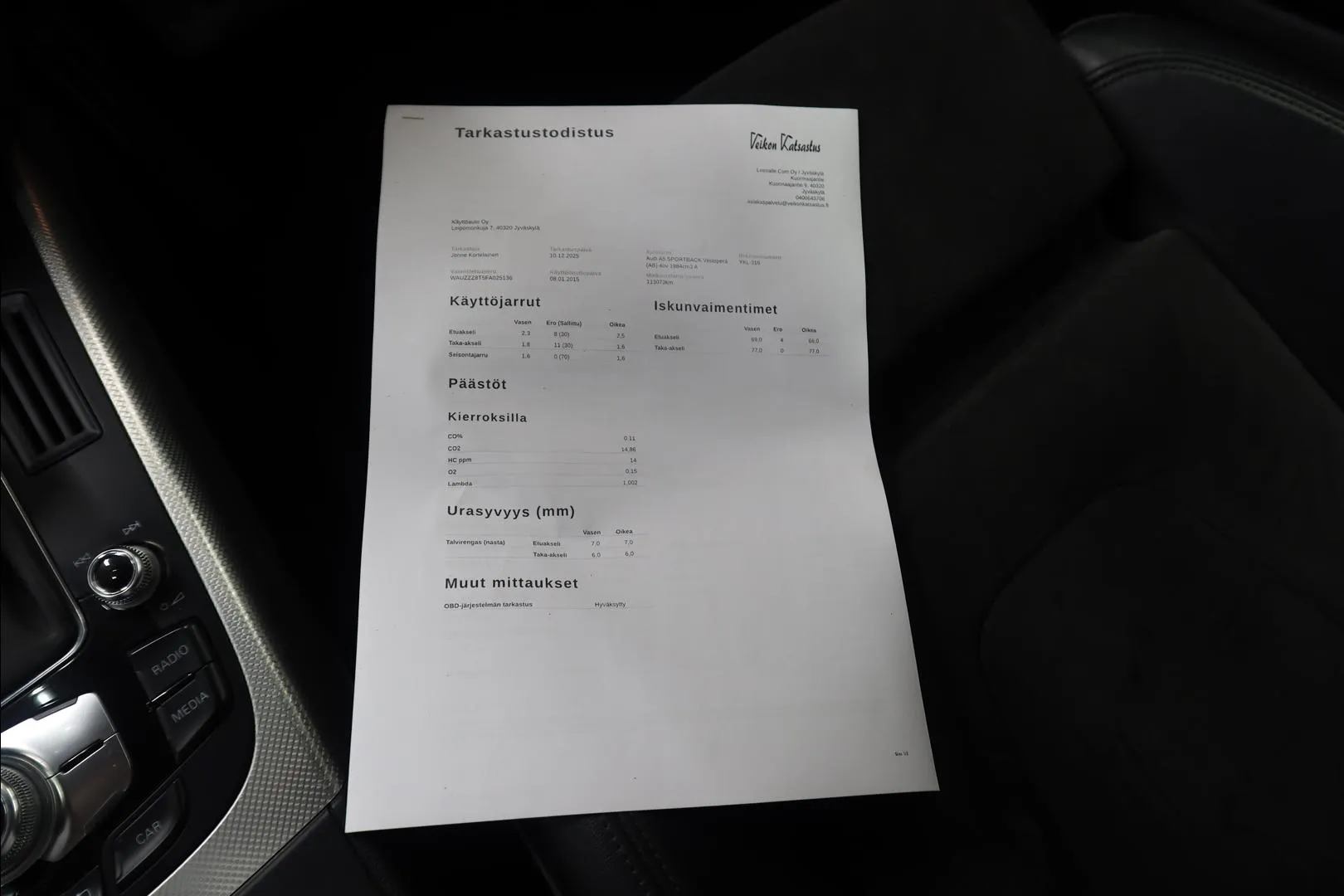 Audi A5 YKL-316 carousel image