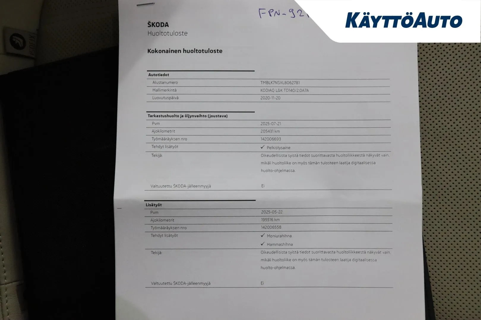 SKODA Kodiaq FPN-921 carousel image