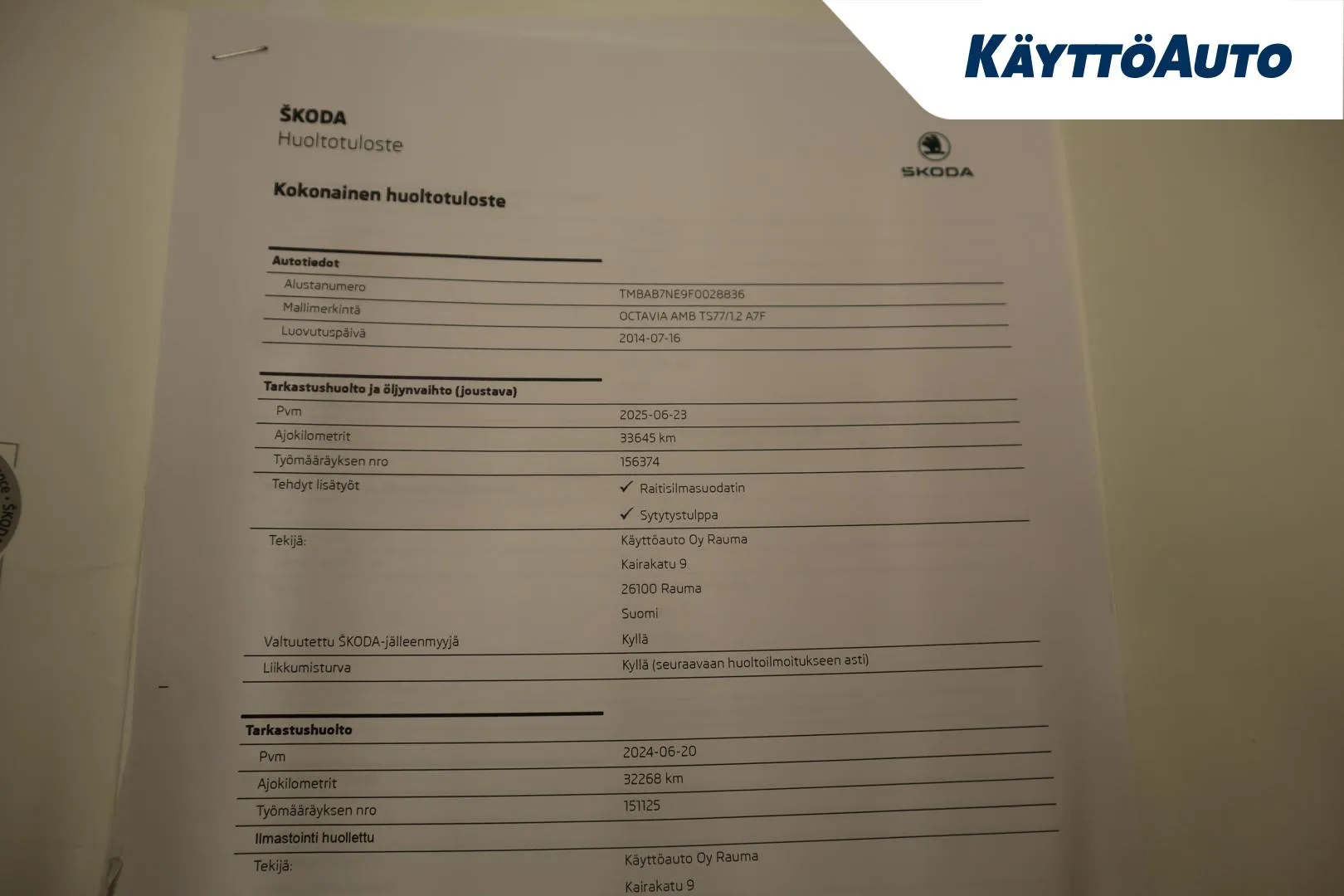 SKODA Octavia ENZ-507 carousel image