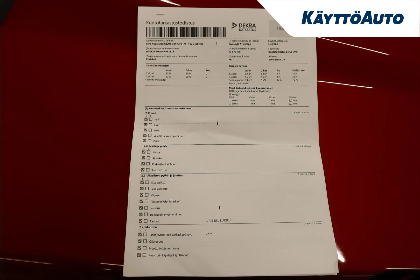 FORD Kuga FSM-340 carousel image