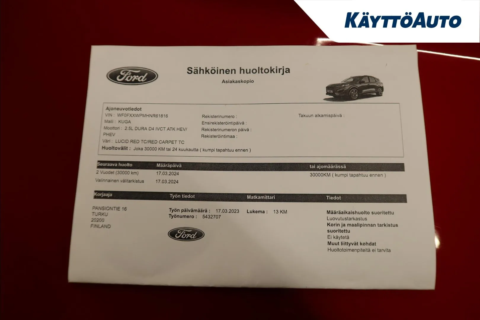 FORD Kuga FSM-340 carousel image