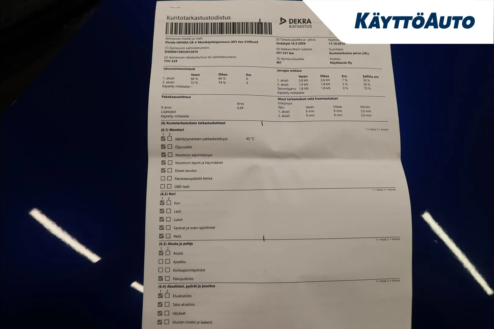 Honda CR-V TYV-529 carousel image