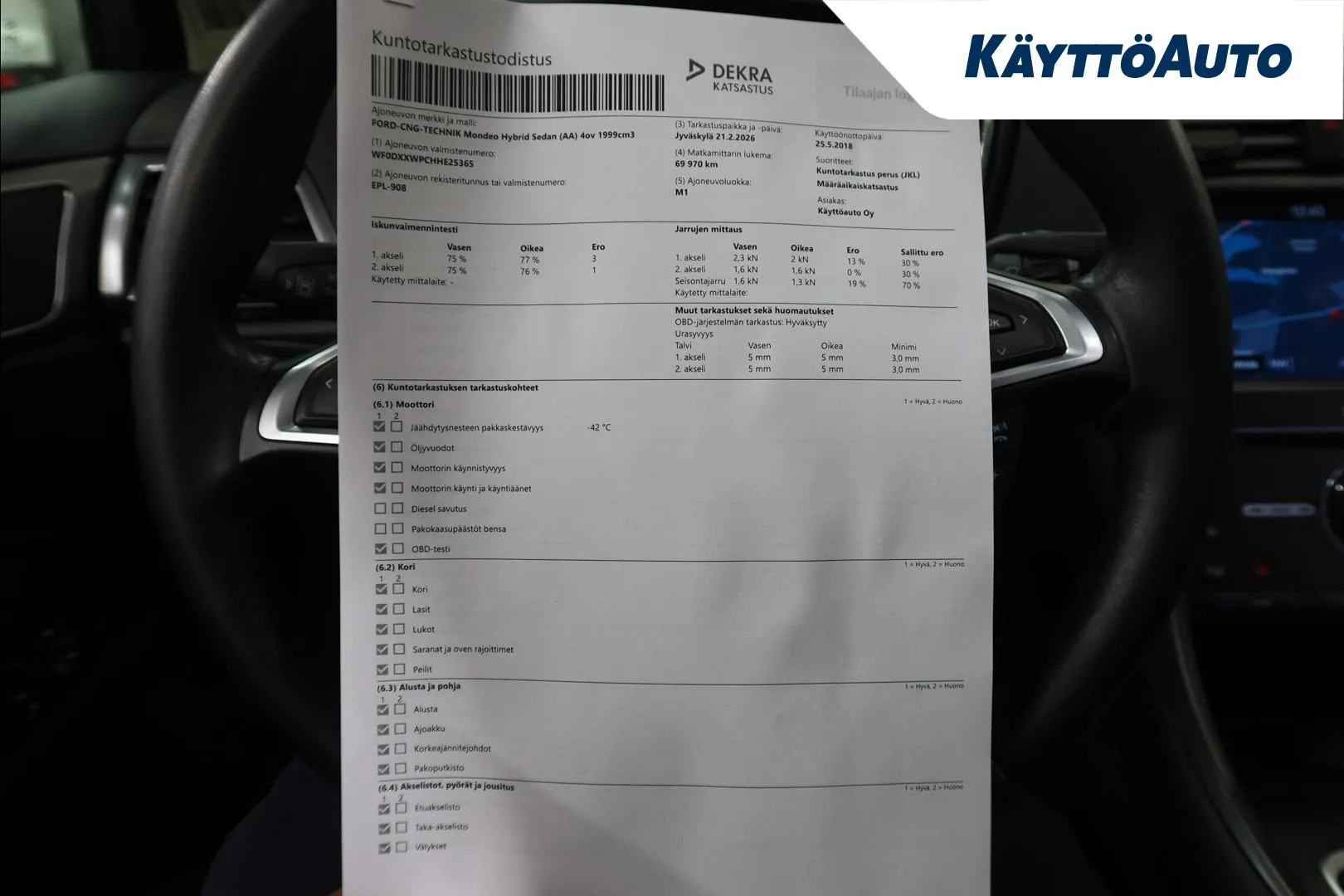 Ford Mondeo EPL-908 carousel image